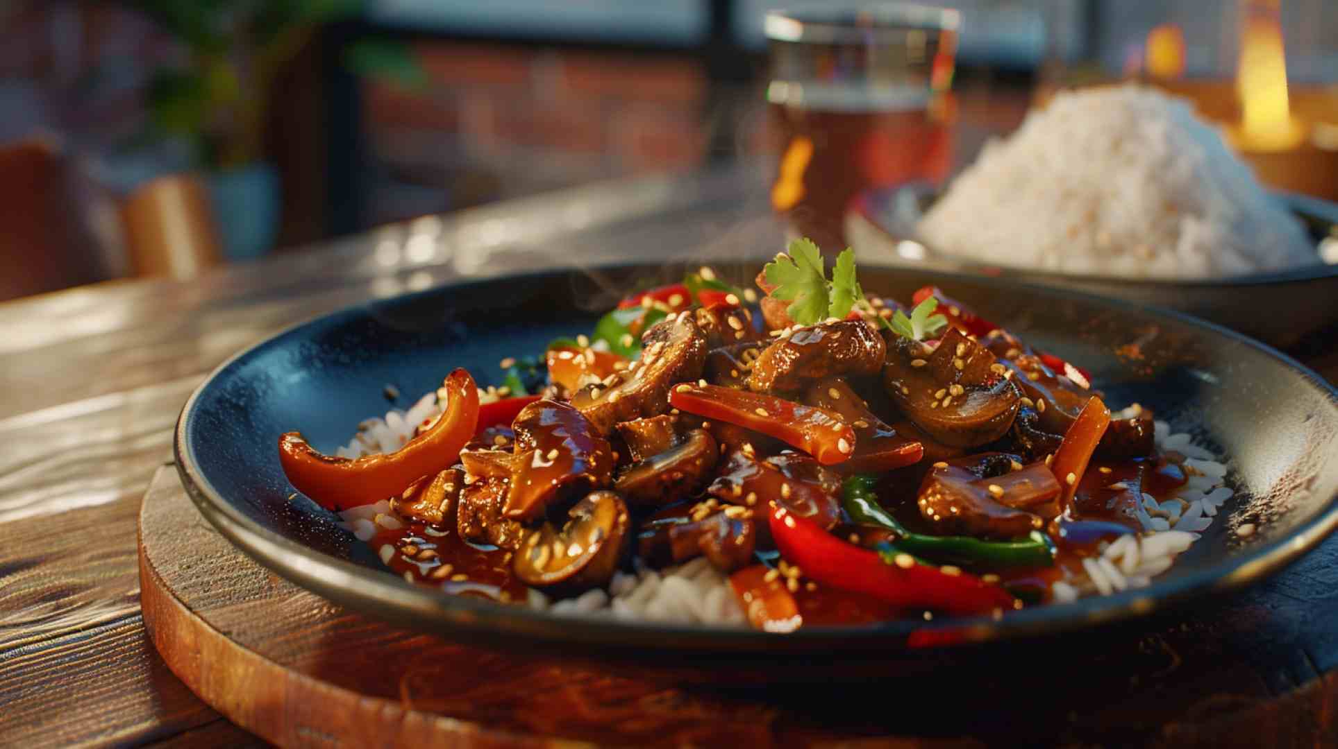 Teriyaki Mushroom Stir-Fry