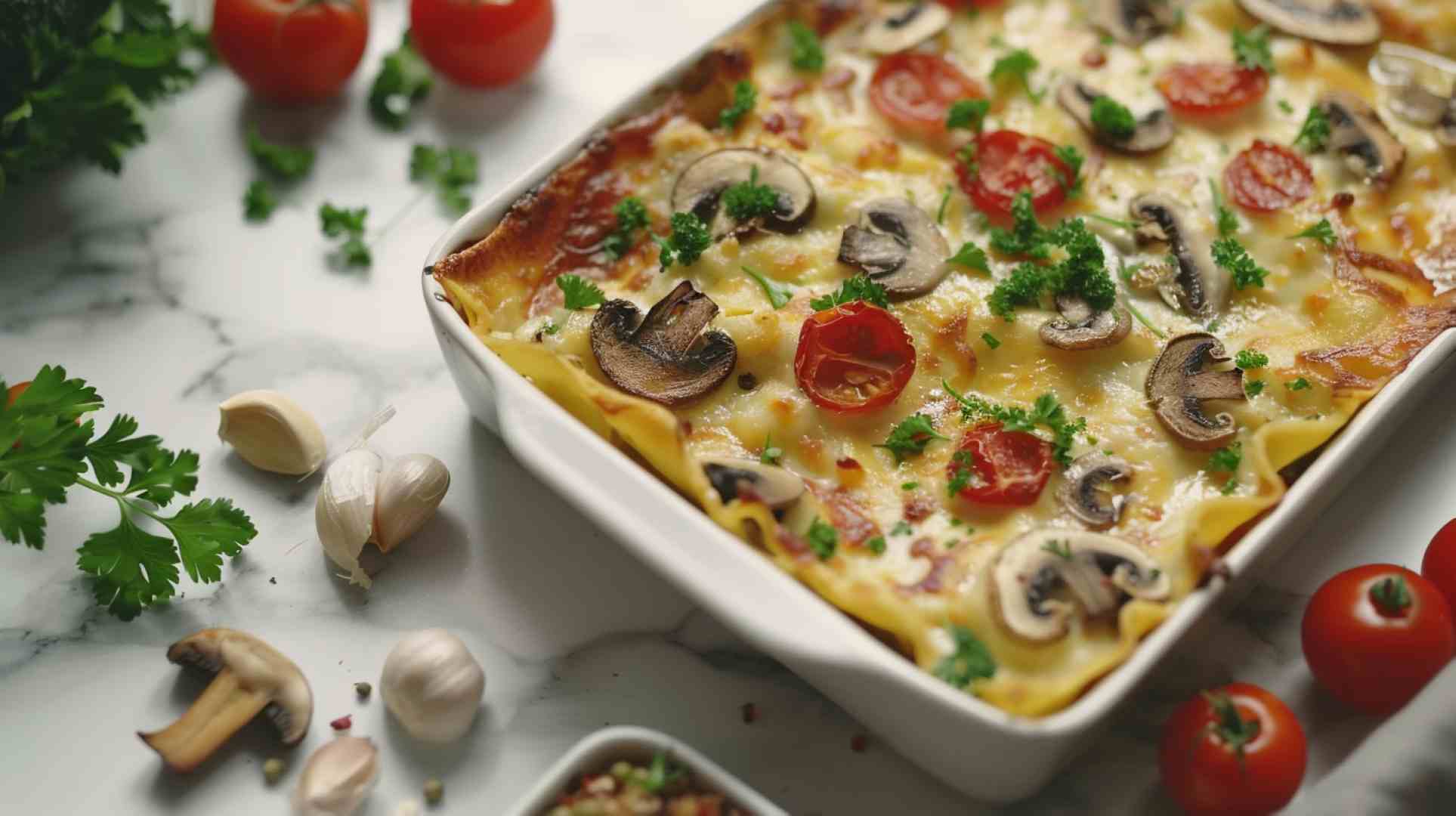 Vegetarian Mushroom Lasagna