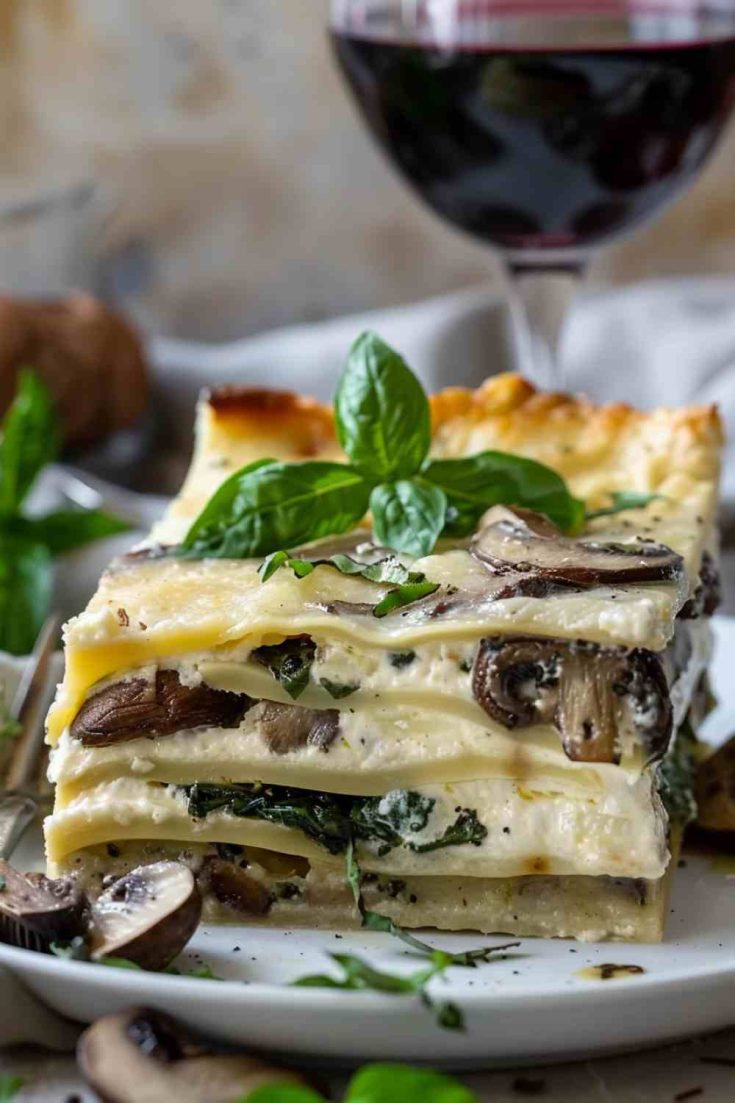 Vegetarian Mushroom Lasagna