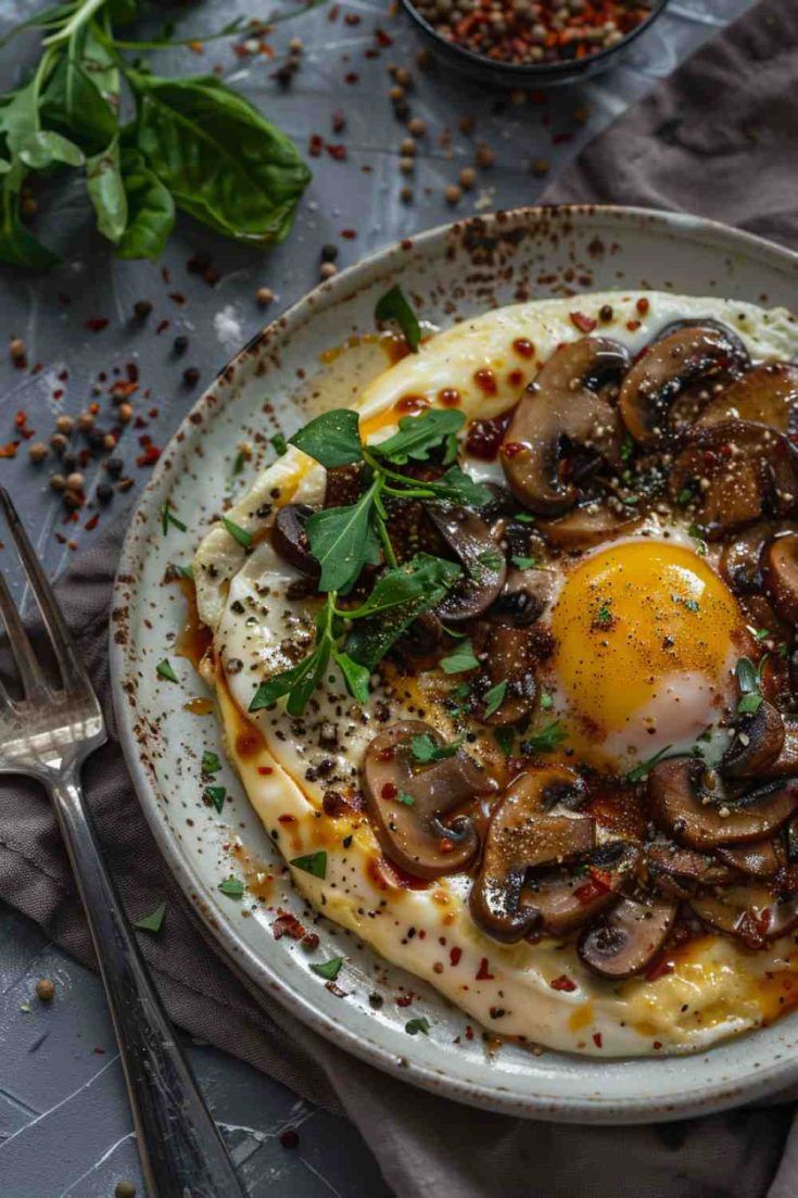 Wild Mushroom Fancy Omelette