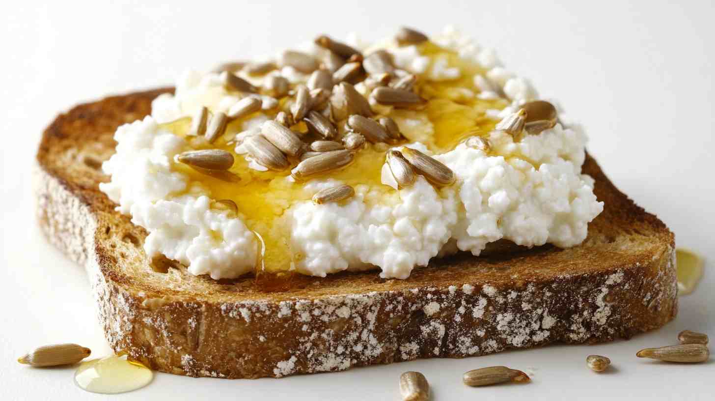 Cottage Cheese & Honey Toast