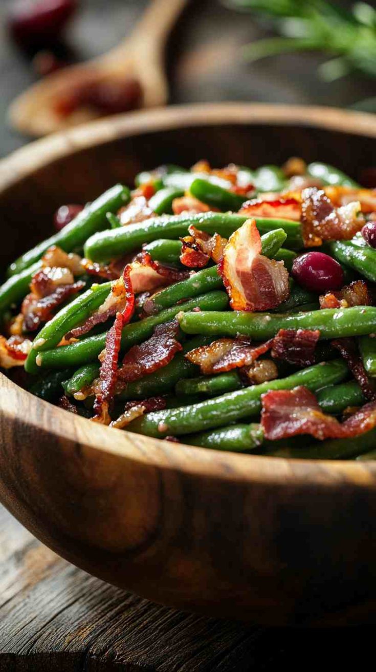 1905 Columbia House Green Bean Salad with Bacon