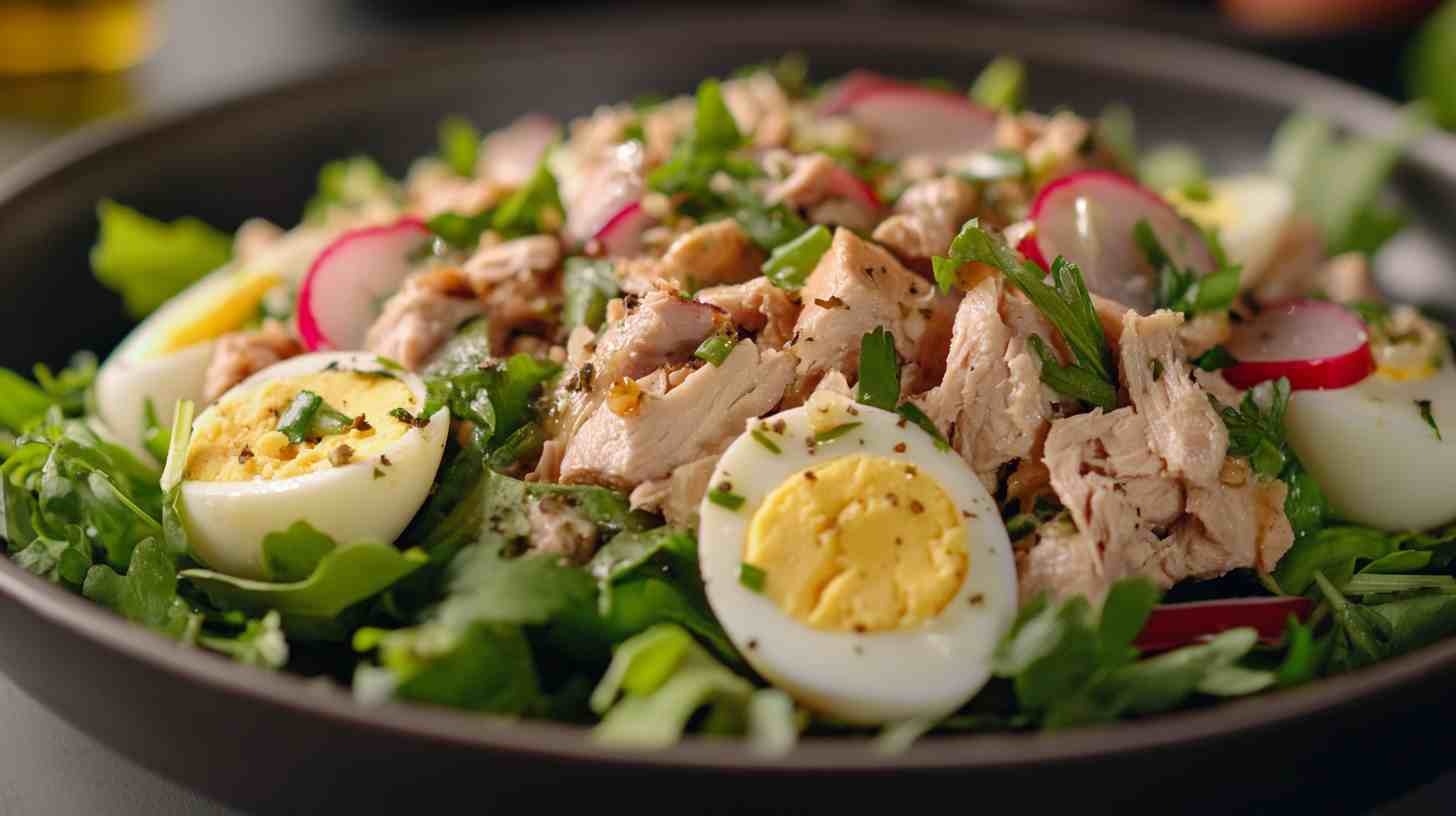 1905 Columbia House Tuna Salad with Hard-Boiled Eggs