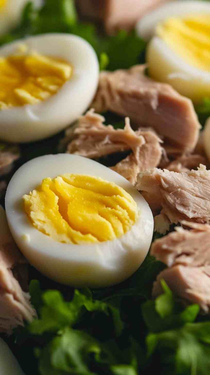 1905 Columbia House Tuna Salad with Hard-Boiled Eggs