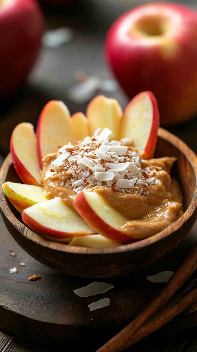 Apple Slices with Almond Butter and Granola Apple Slices with Almond Butter and Granola