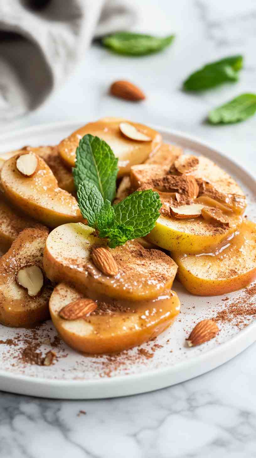 Apple Slices with Almond Butter and Granola Apple Slices with Almond Butter and Granola
