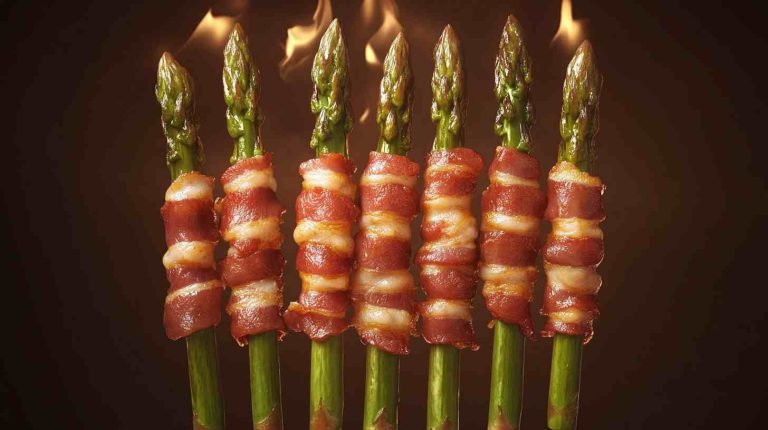Asparagus and Bacon Wrapped Bundles