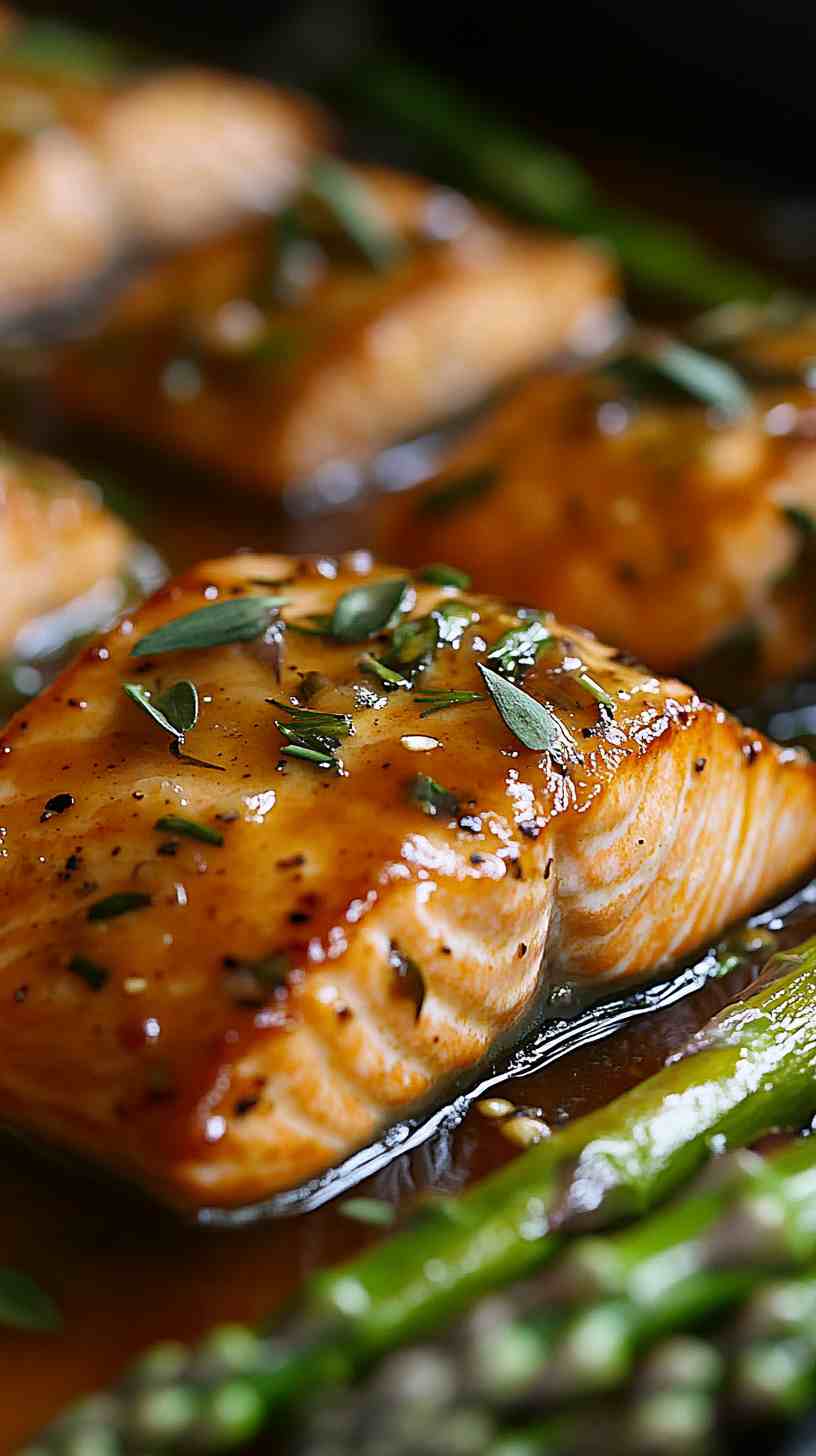Asparagus and Garlic Butter Salmon Asparagus and Garlic Butter Salmon