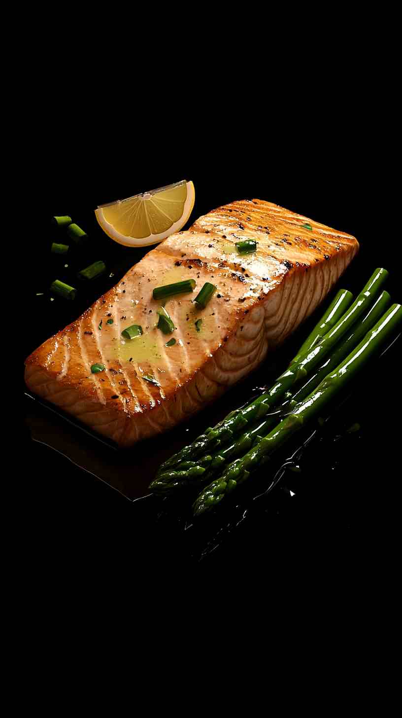Asparagus and Garlic Butter Salmon Asparagus and Garlic Butter Salmon
