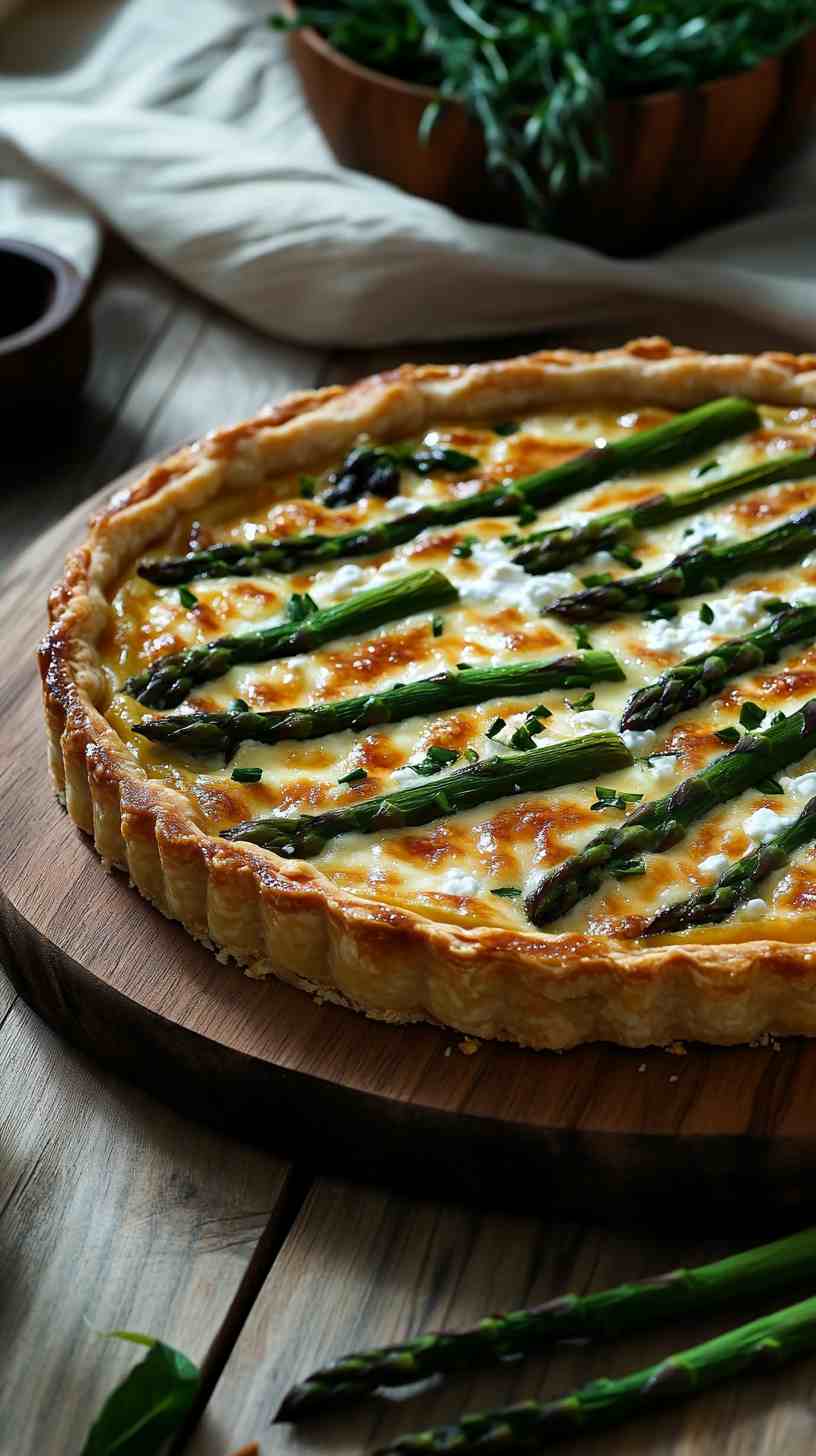Asparagus and Goat Cheese Tart Asparagus and Goat Cheese Tart