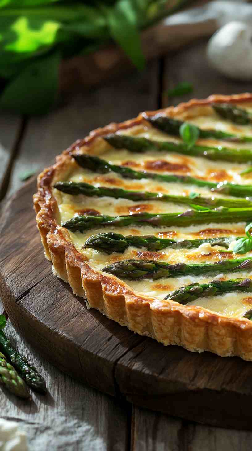 Asparagus and Goat Cheese Tart Asparagus and Goat Cheese Tart