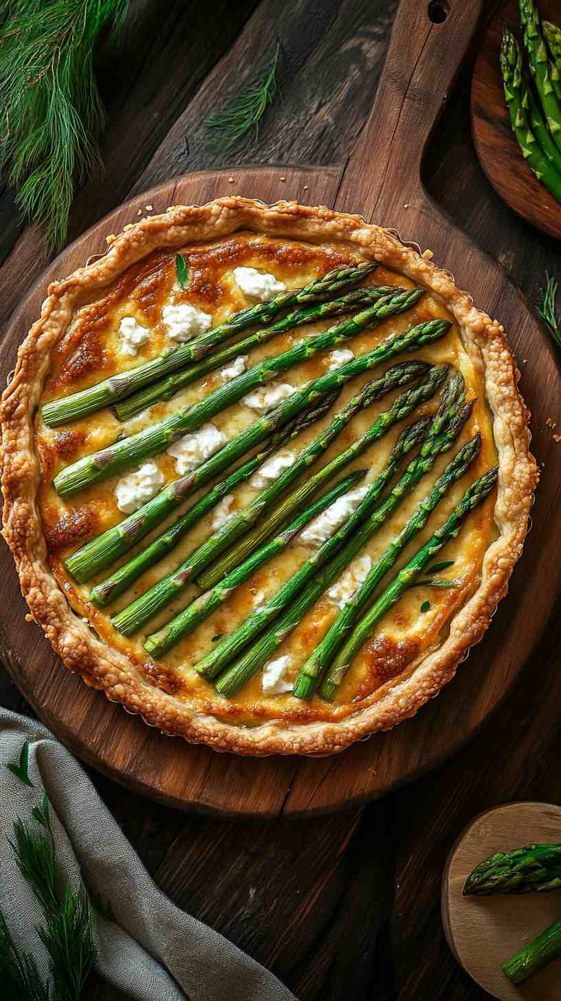 Asparagus and Goat Cheese Tart Asparagus and Goat Cheese Tart