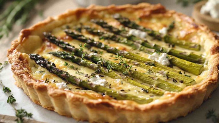 Asparagus and Goat Cheese Tart
