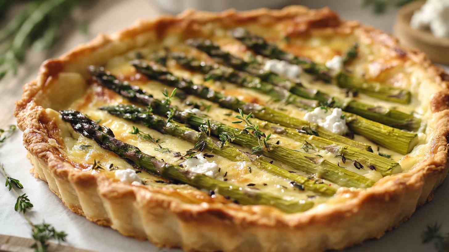 Asparagus and Goat Cheese Tart