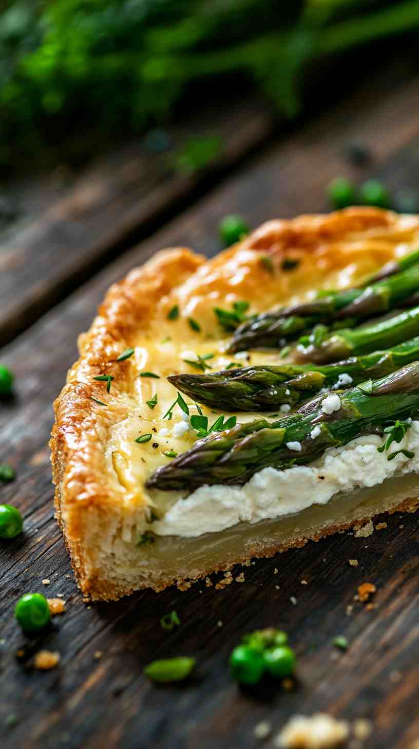 Asparagus and Goat Cheese Tart Asparagus and Goat Cheese Tart