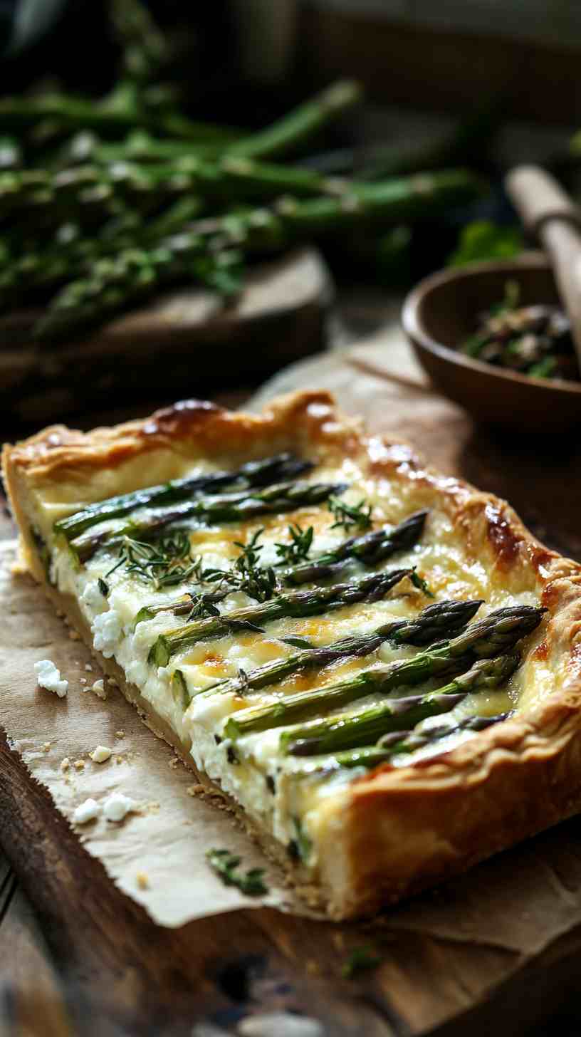 Asparagus and Goat Cheese Tart Asparagus and Goat Cheese Tart