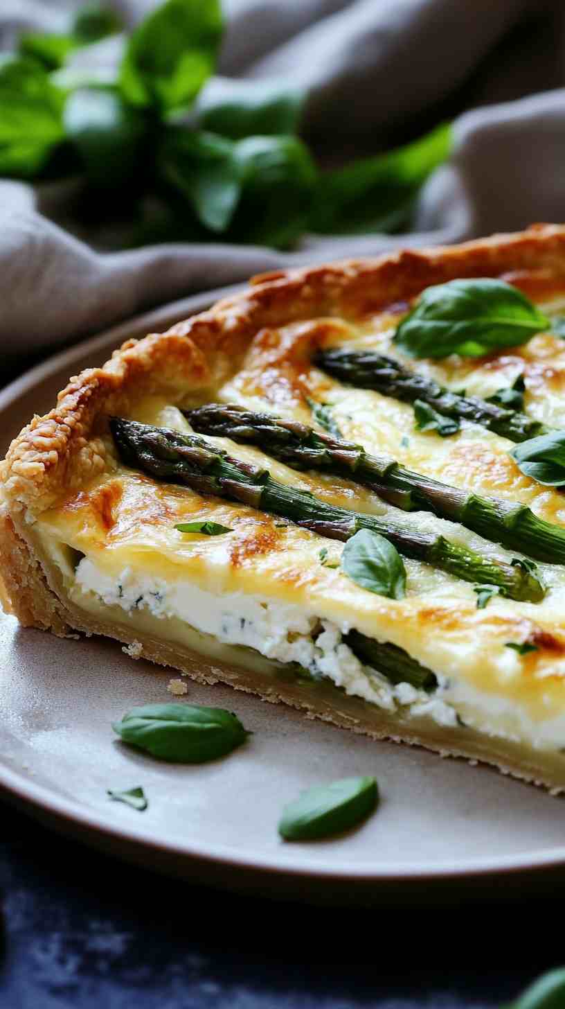 Asparagus and Goat Cheese Tart Asparagus and Goat Cheese Tart