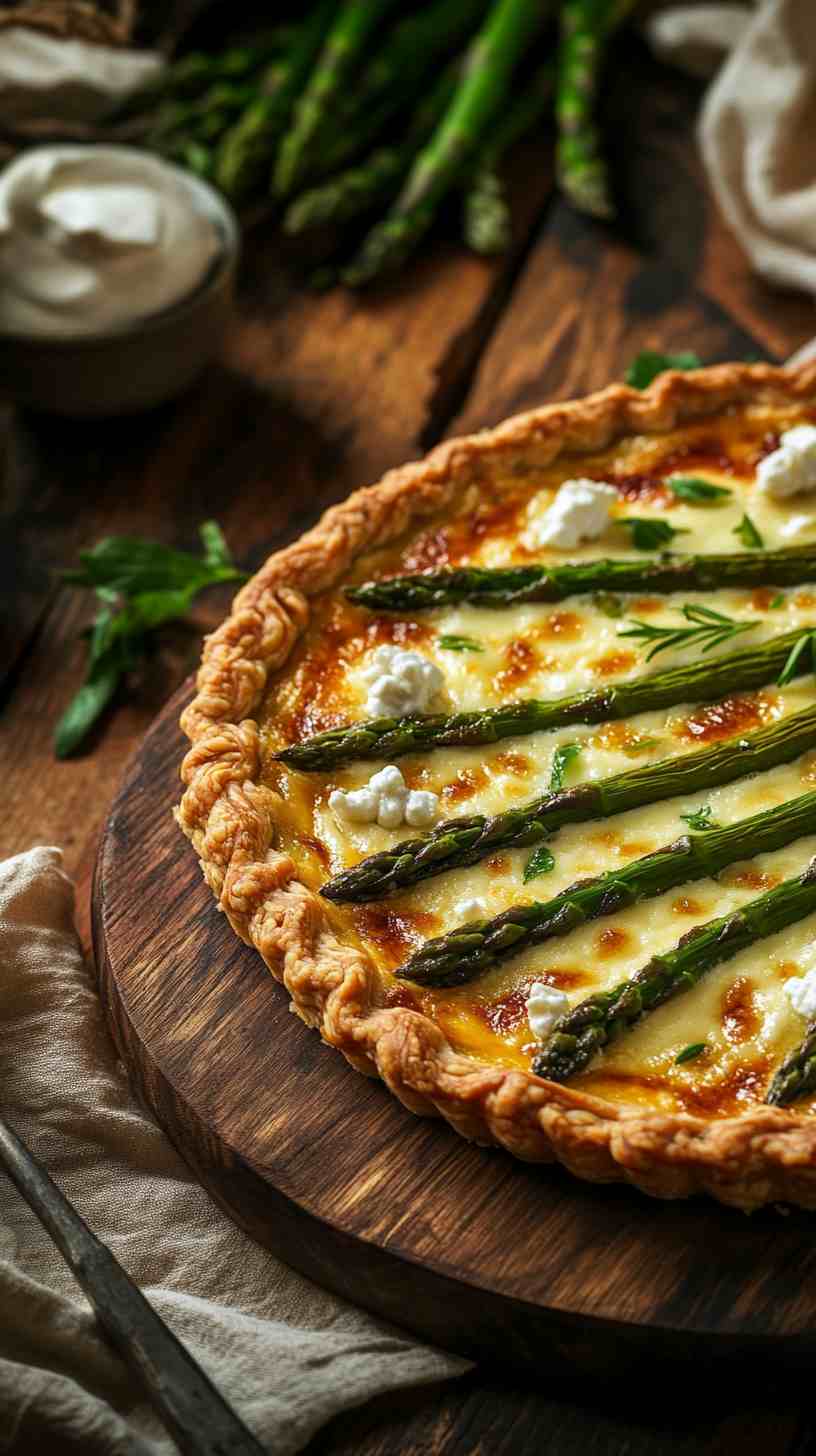 Asparagus and Goat Cheese Tart Asparagus and Goat Cheese Tart