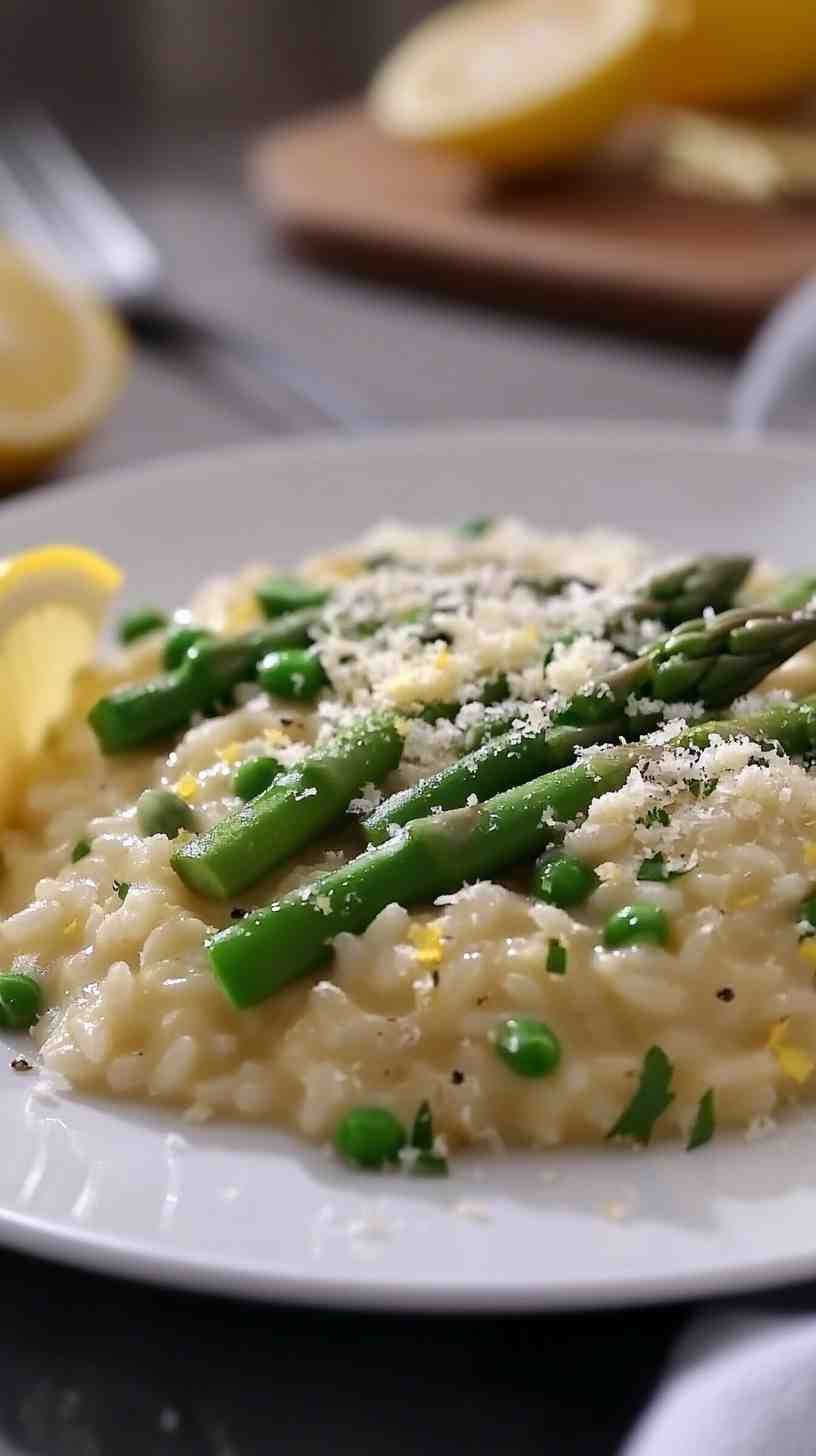 Asparagus and Lemon Risotto Asparagus and Lemon Risotto