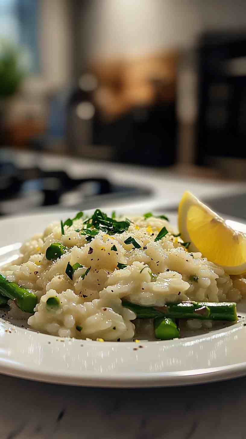 Asparagus and Lemon Risotto Asparagus and Lemon Risotto