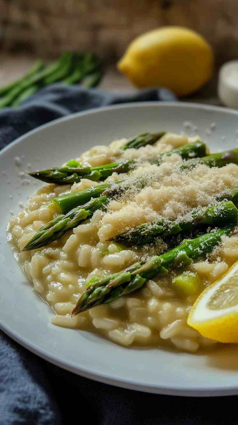 Asparagus and Lemon Risotto Asparagus and Lemon Risotto