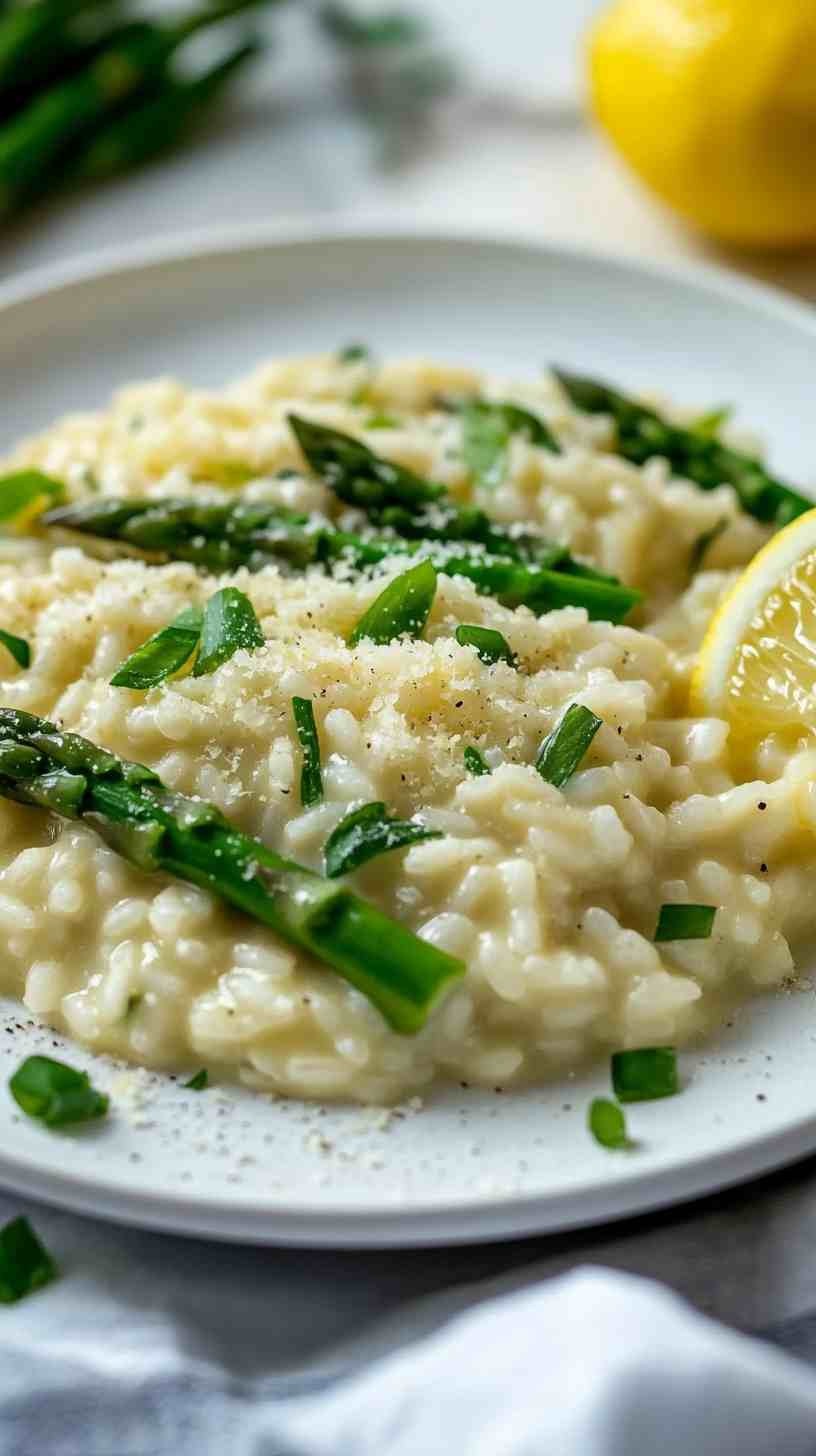Asparagus and Lemon Risotto Asparagus and Lemon Risotto