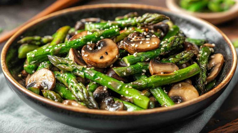 Asparagus and Mushroom Stir-Fry