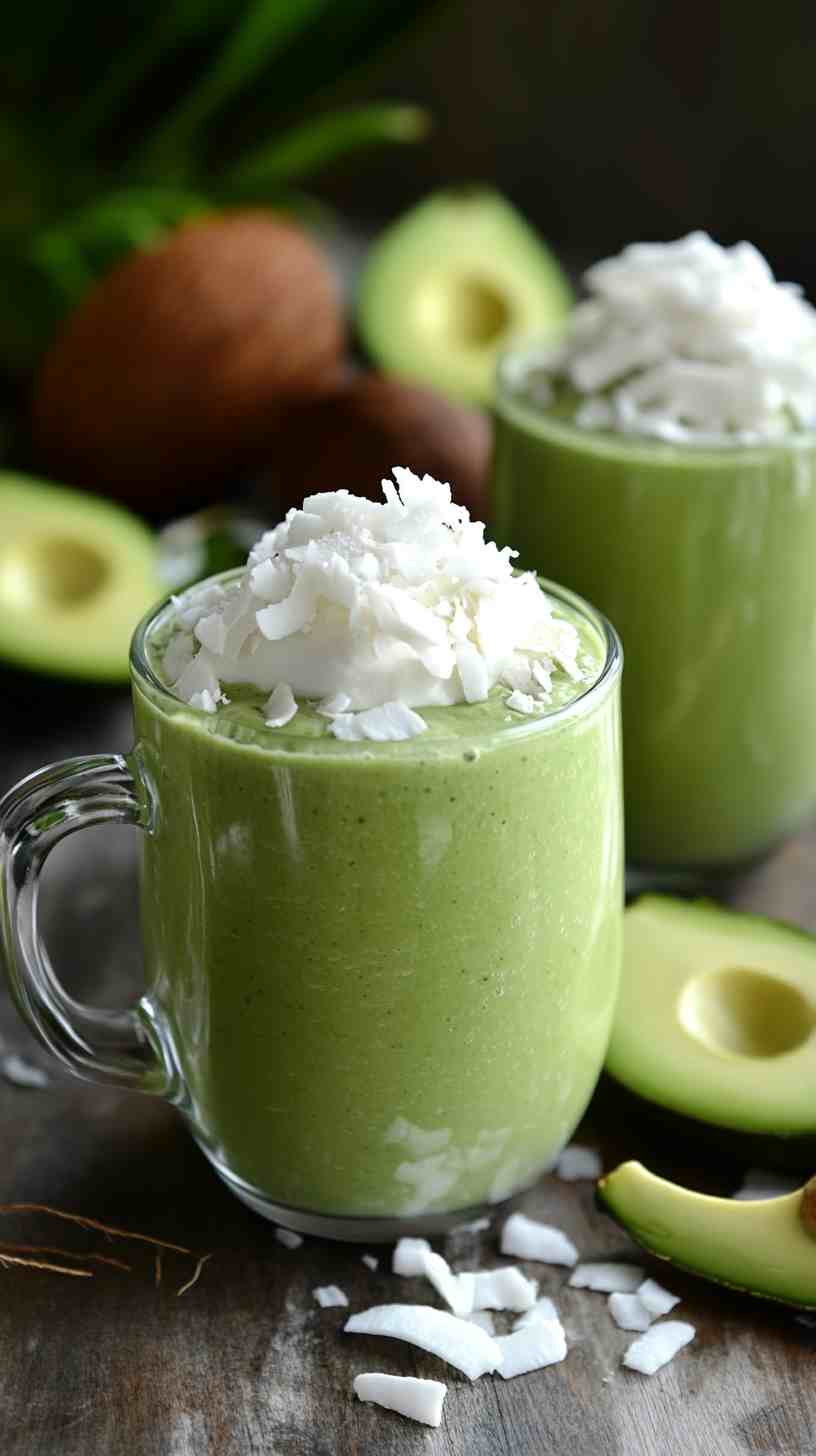Avocado Coconut Smoothie Avocado Coconut Smoothie