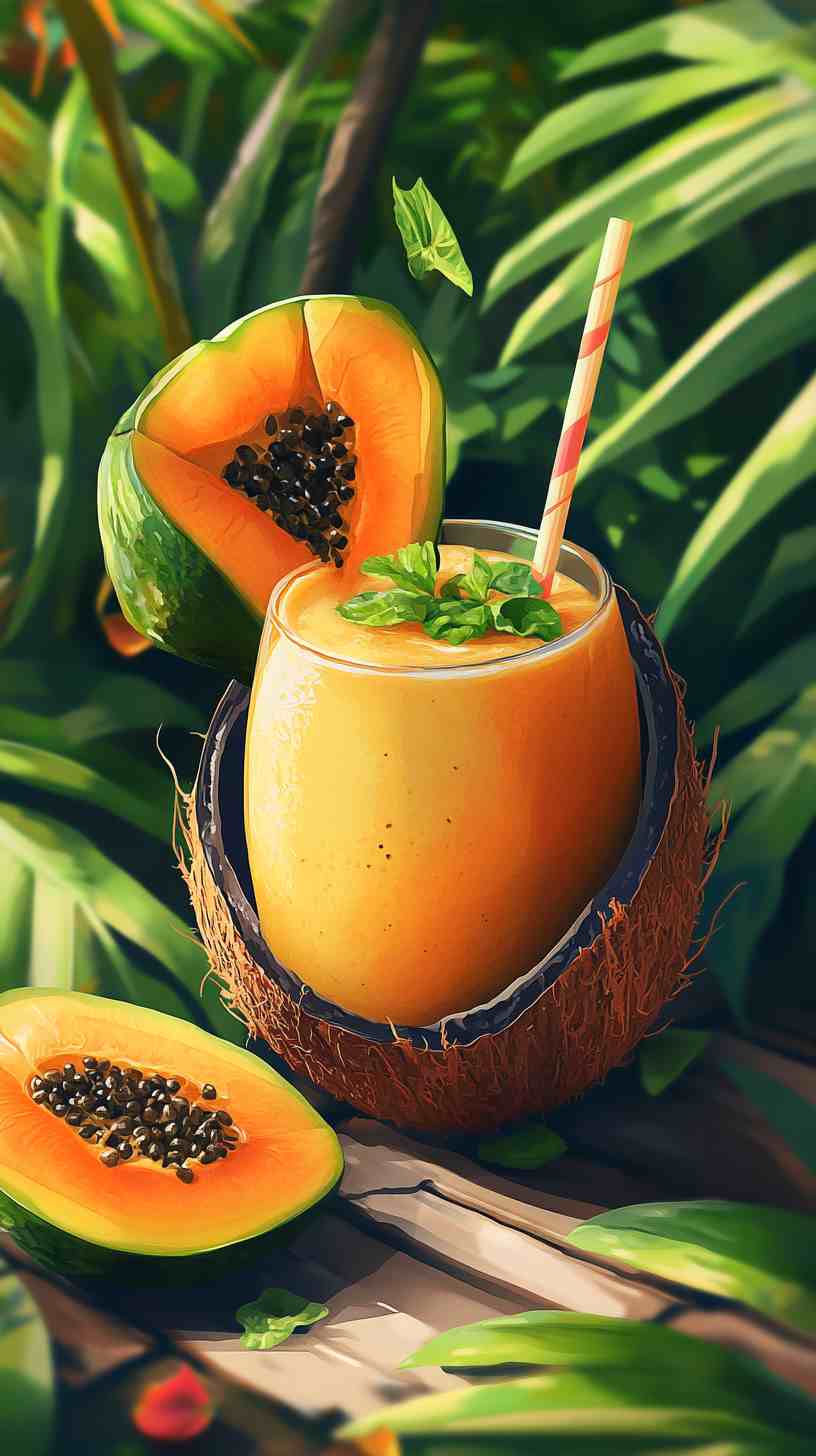 Avocado Coconut Smoothie Avocado Coconut Smoothie