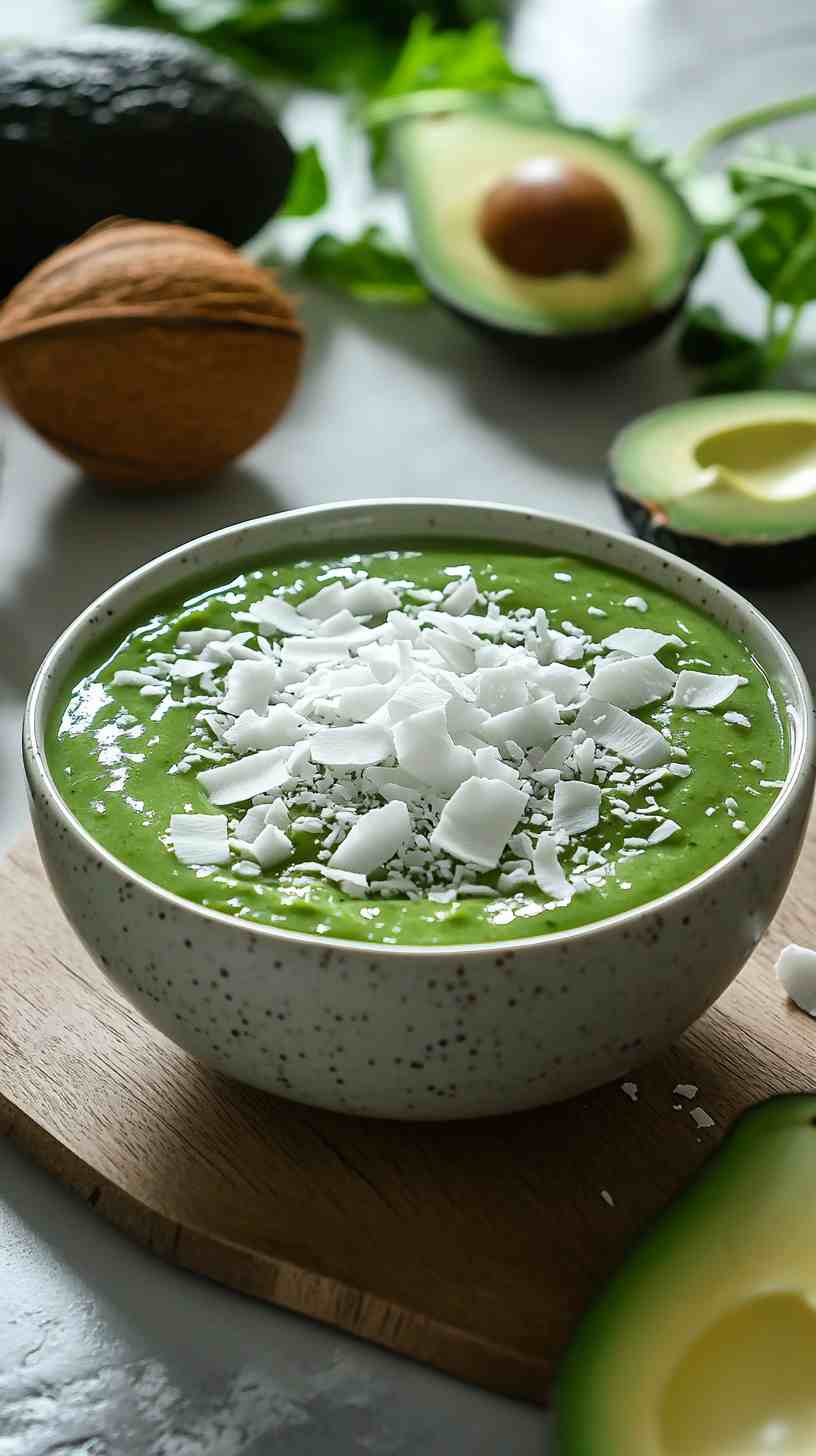 Avocado Coconut Smoothie Avocado Coconut Smoothie