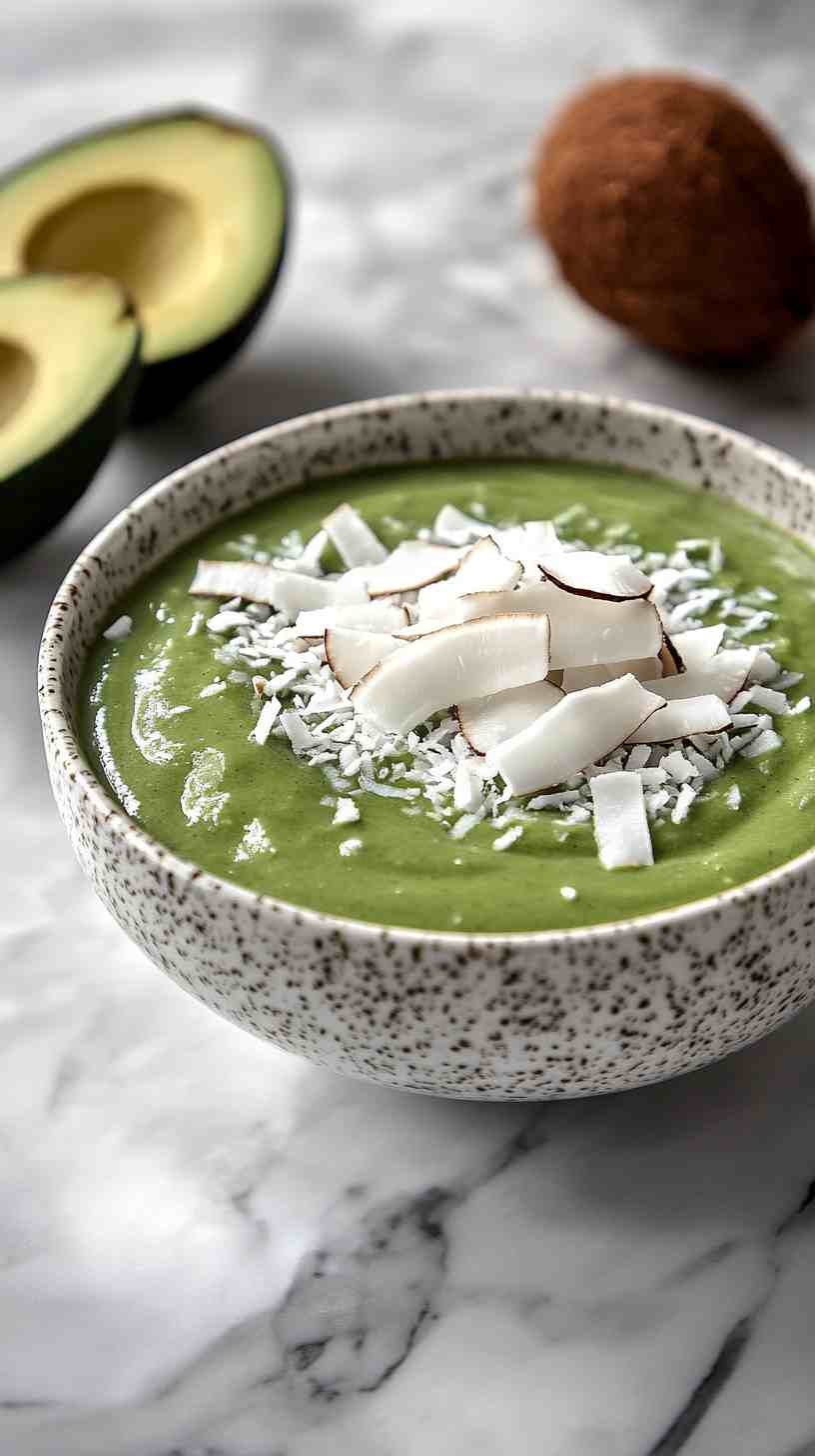 Avocado Coconut Smoothie Avocado Coconut Smoothie