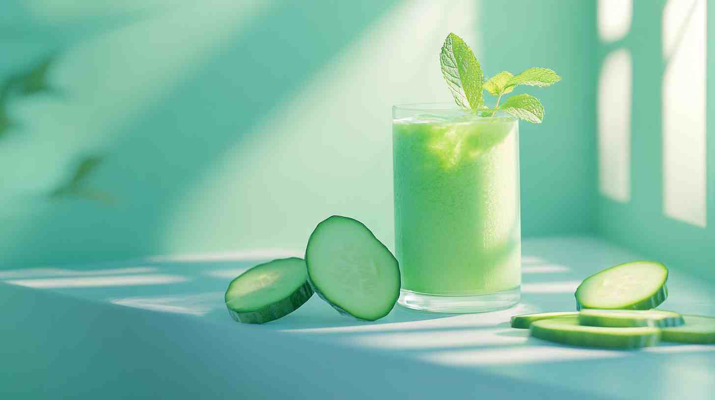 Avocado Cucumber Mint Smoothie