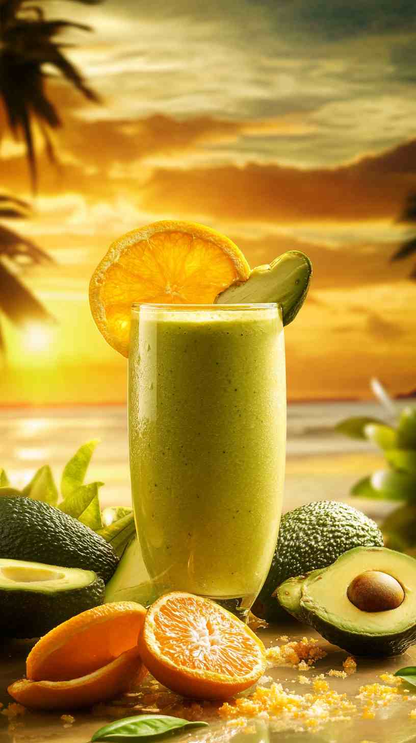 Avocado Orange Dream Smoothie Avocado Orange Dream Smoothie