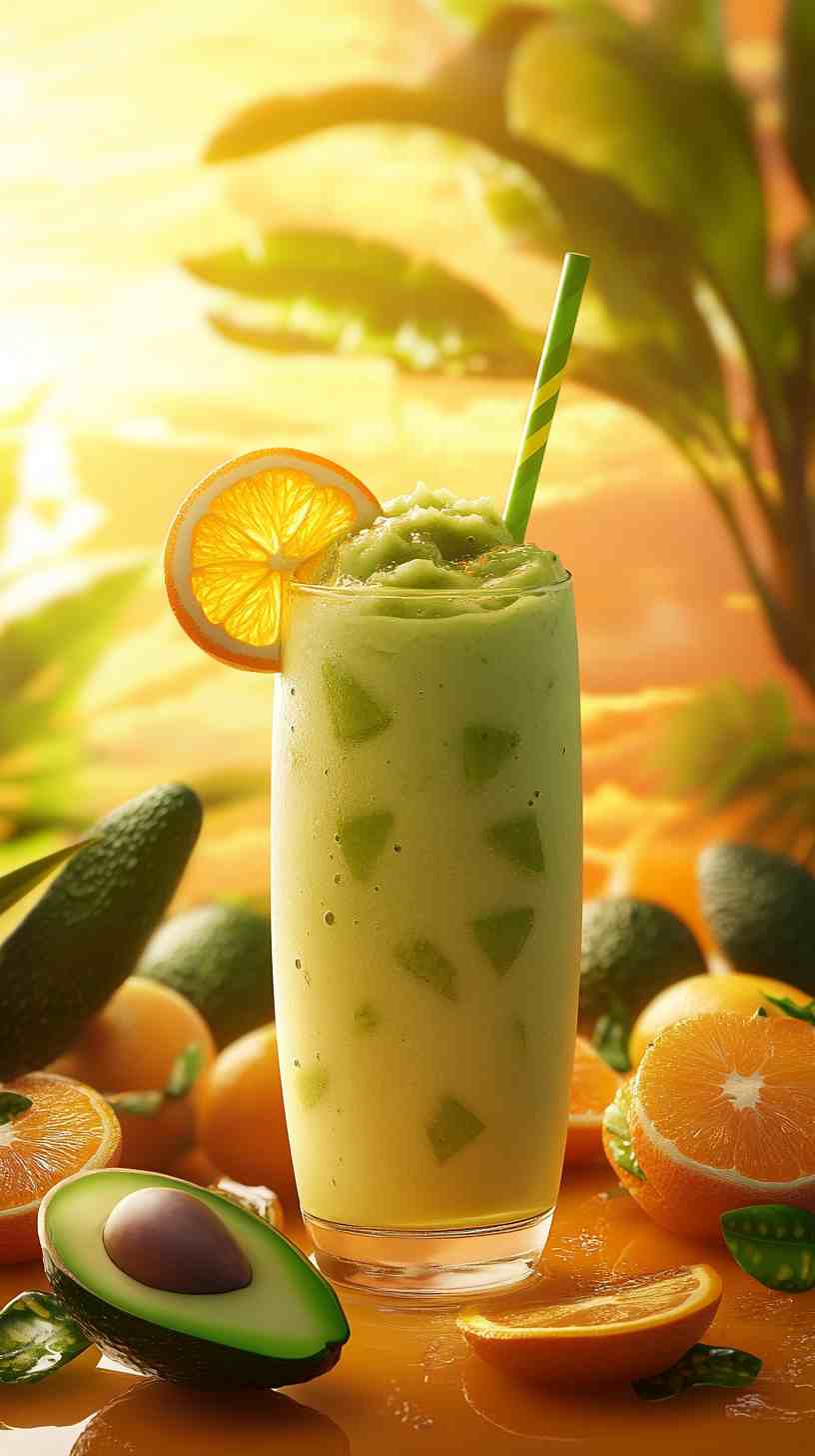 Avocado Orange Dream Smoothie Avocado Orange Dream Smoothie