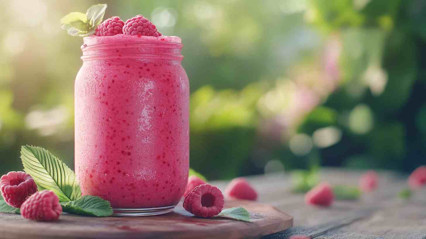 Avocado Raspberry Smoothie