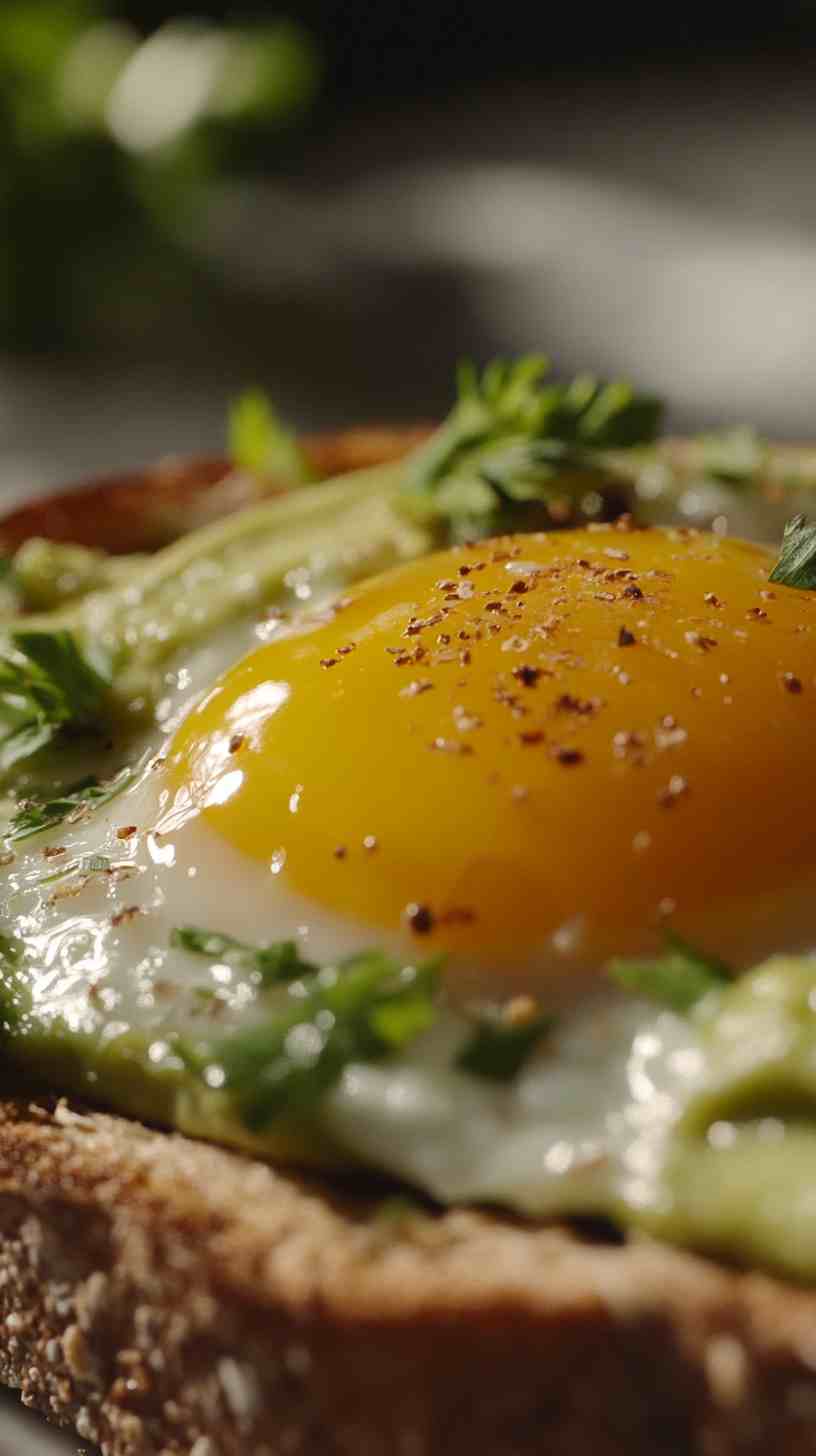 Avocado and Egg Whole-Wheat Toast Avocado and Egg Whole-Wheat Toast