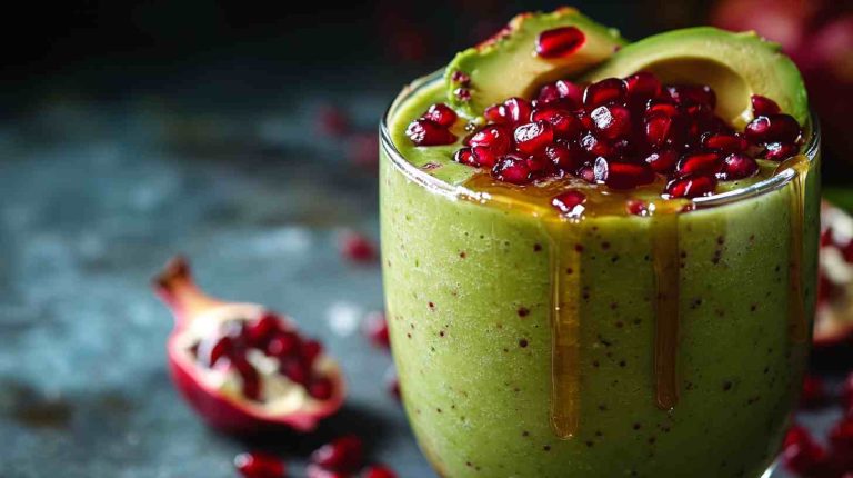 Avocado and Pomegranate Smoothie