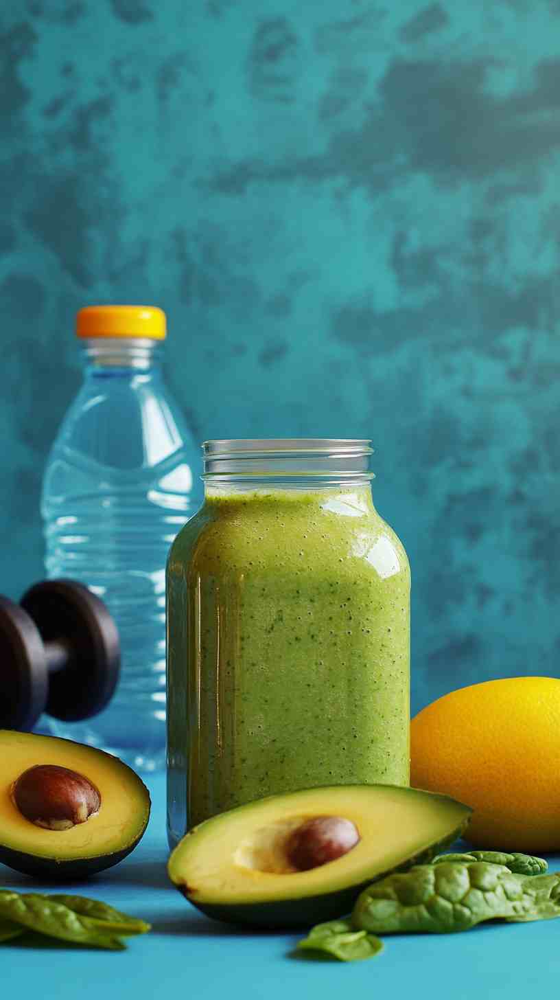 Avocado and Spinach Green Smoothie Avocado and Spinach Green Smoothie