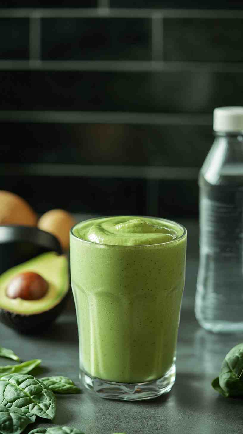Avocado and Spinach Green Smoothie Avocado and Spinach Green Smoothie
