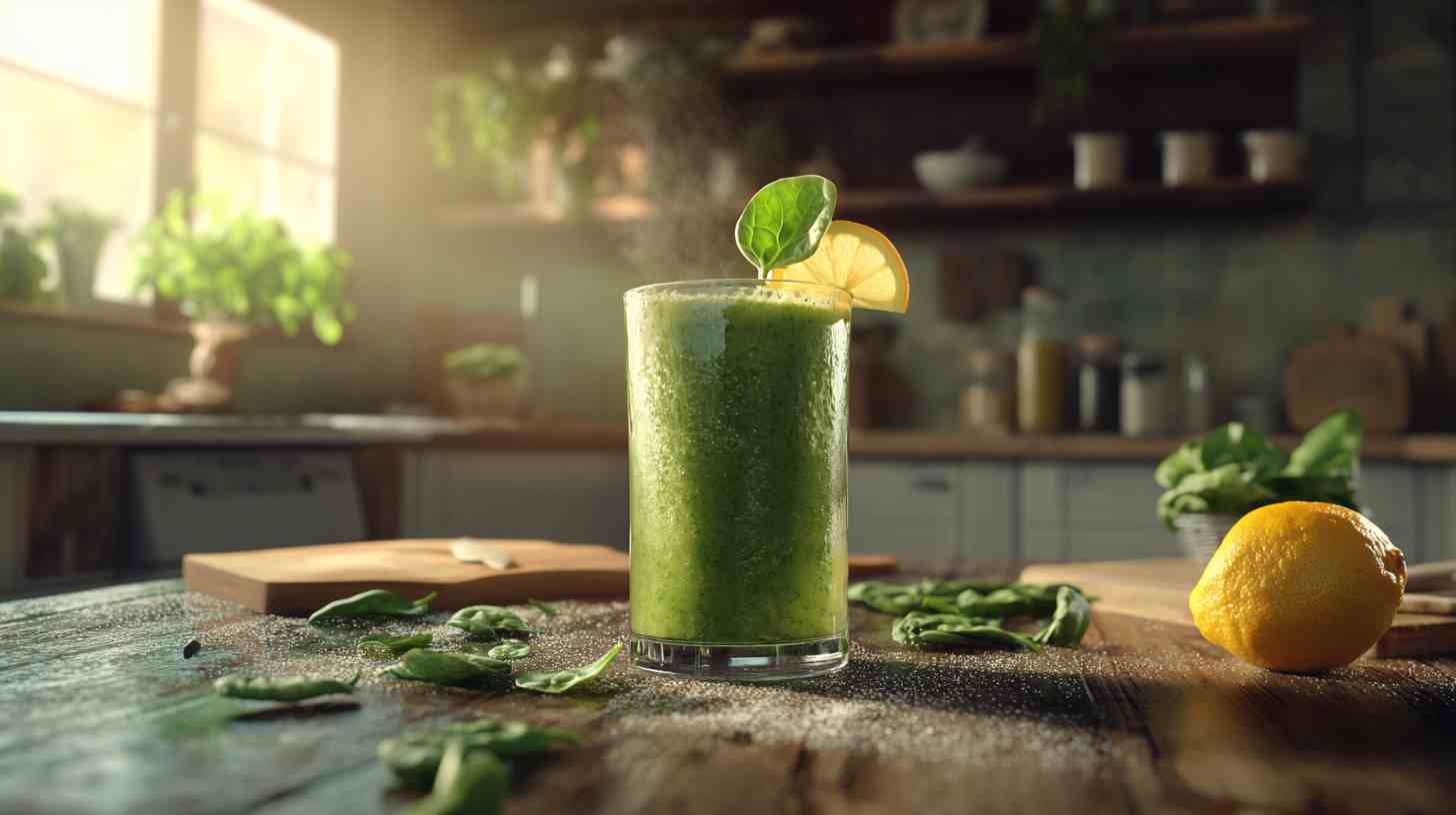 Avocado and Spinach Green Smoothie
