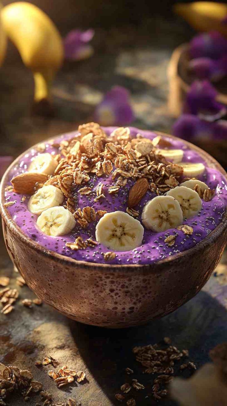 Chia & Almond Acai Bowl