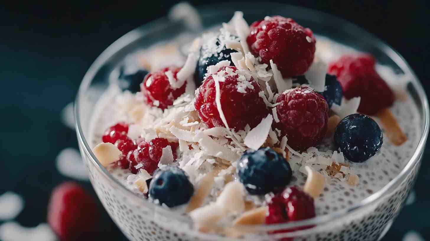 Chia Seed Pudding with Mixed Berries Chia Seed Pudding with Mixed Berries
