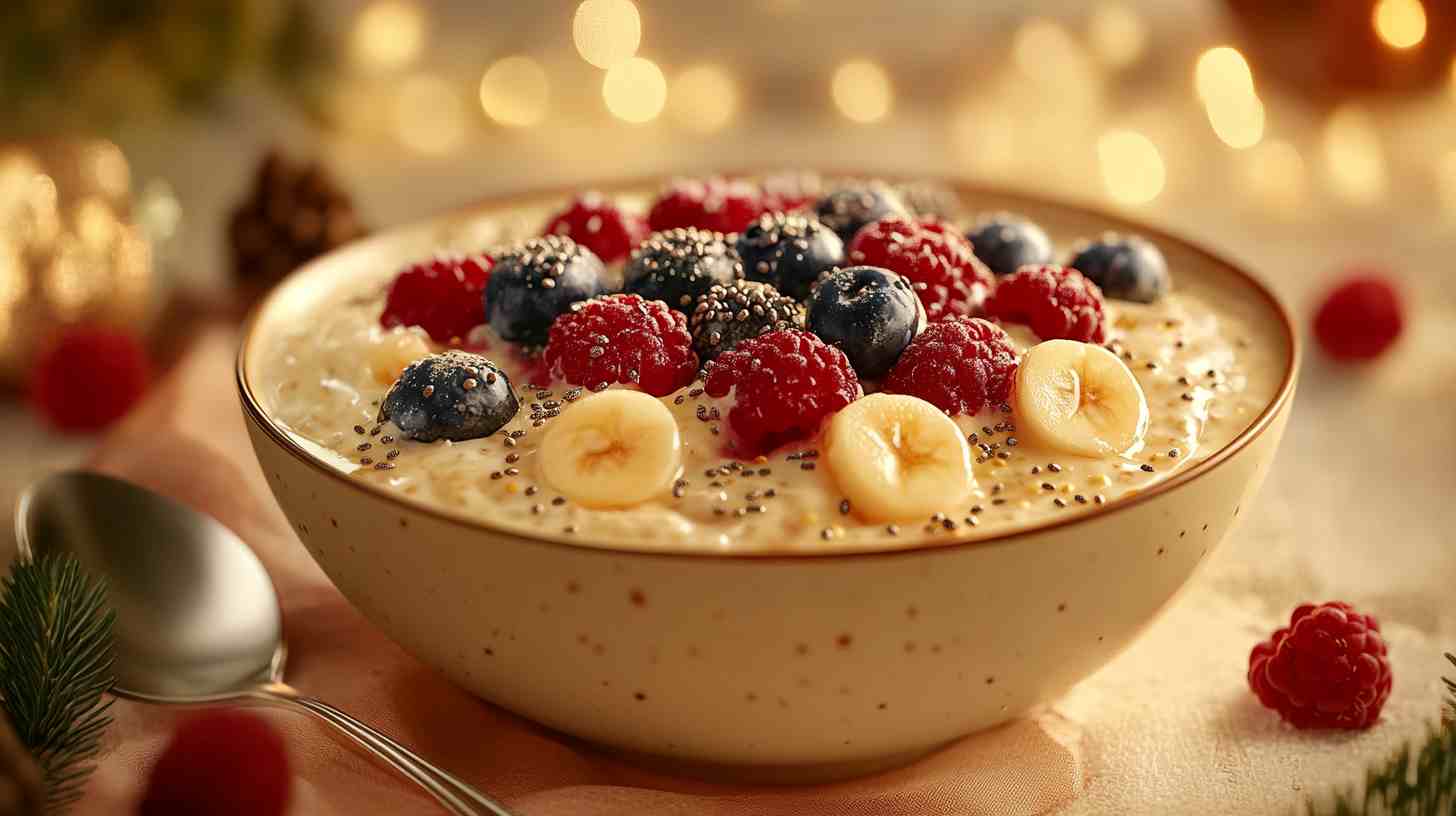 Chia Seed Pudding with Mixed Berries