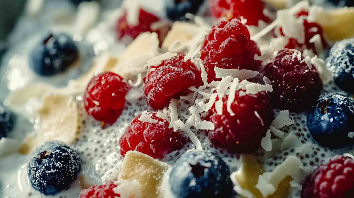 Chia Seed Pudding with Mixed Berries Chia Seed Pudding with Mixed Berries