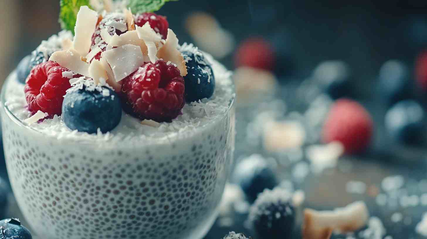 Chia Seed Pudding with Mixed Berries Chia Seed Pudding with Mixed Berries
