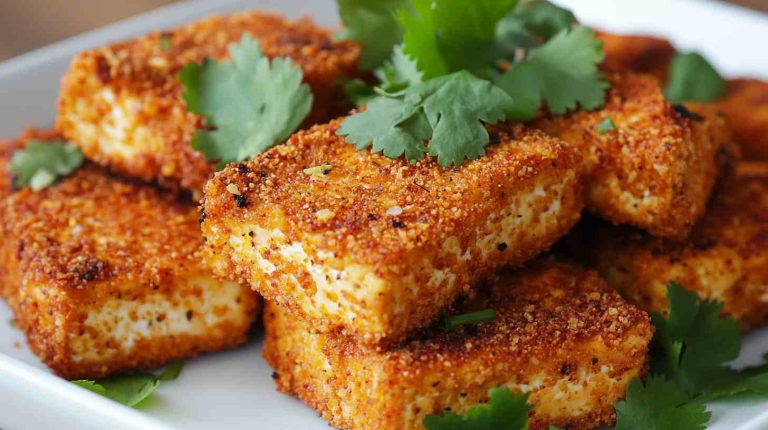 Chili Lime Air Fryer Tofu