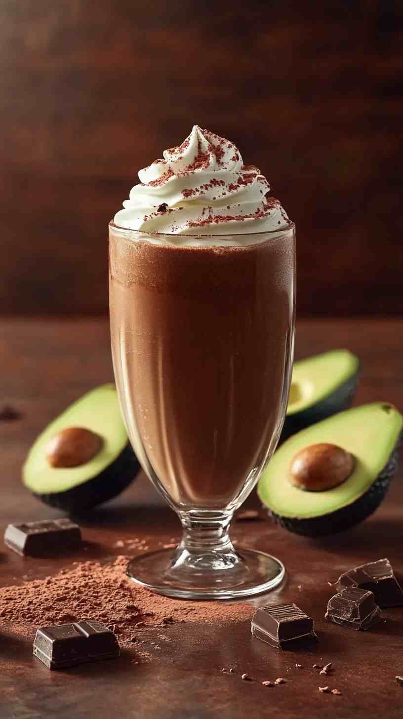 Chocolate Avocado Smoothie Chocolate Avocado Smoothie