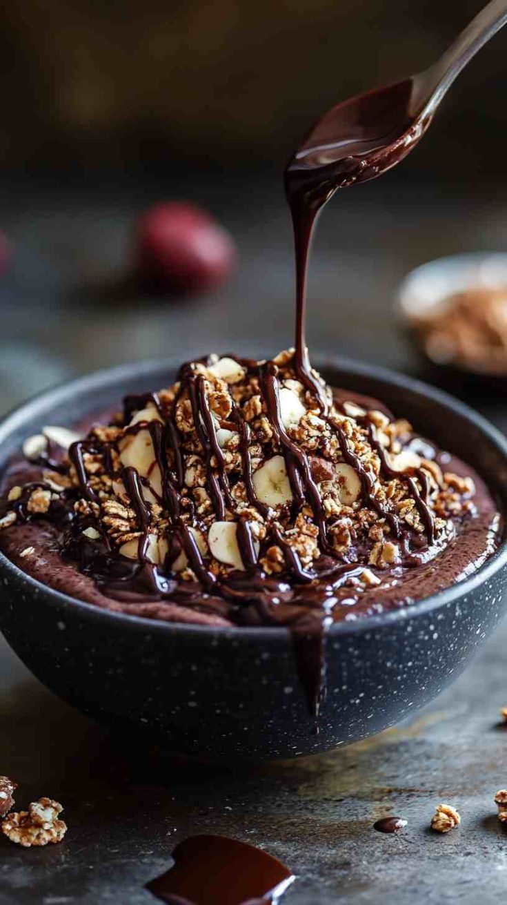 Chocolate Hazelnut Acai Bowl