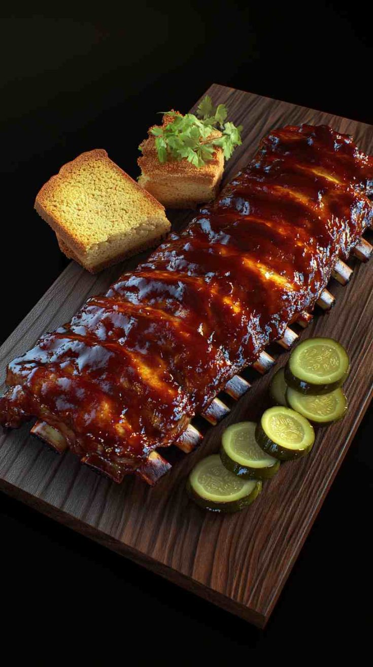 Classic 321 Smoked Ribs with BBQ Sauce