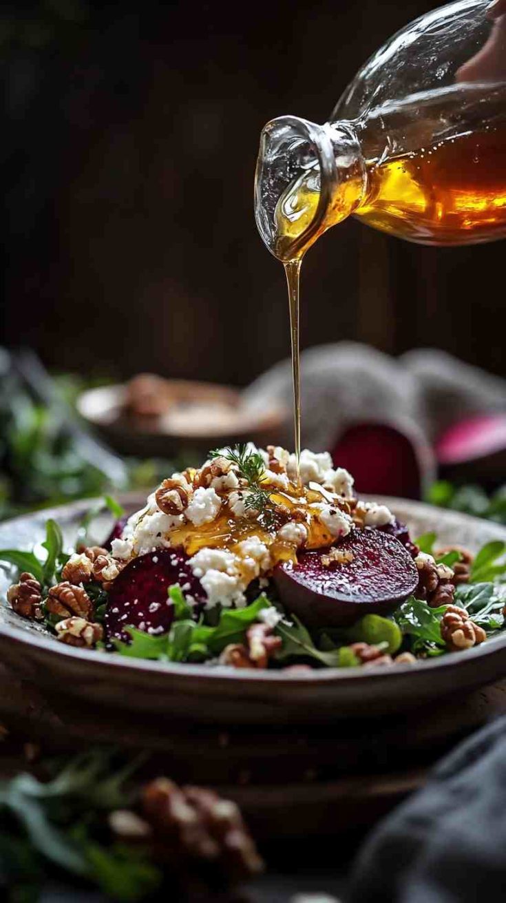 Classic Columbia House Beet and Goat Cheese Salad